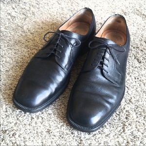 Ferragamo leather plain oxfords